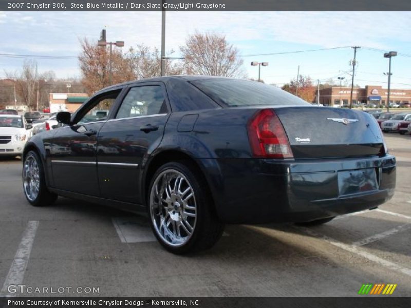 Steel Blue Metallic / Dark Slate Gray/Light Graystone 2007 Chrysler 300