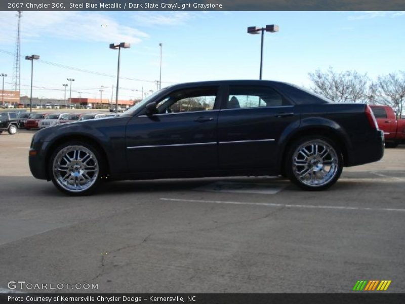 Steel Blue Metallic / Dark Slate Gray/Light Graystone 2007 Chrysler 300