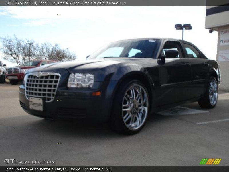 Steel Blue Metallic / Dark Slate Gray/Light Graystone 2007 Chrysler 300