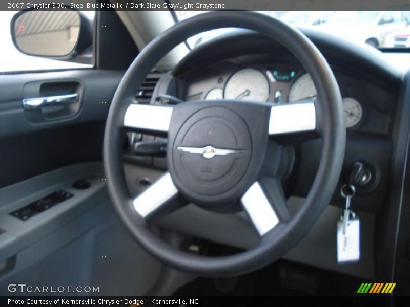 Steel Blue Metallic / Dark Slate Gray/Light Graystone 2007 Chrysler 300