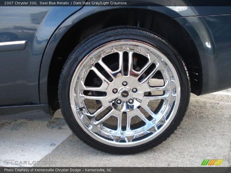 Steel Blue Metallic / Dark Slate Gray/Light Graystone 2007 Chrysler 300