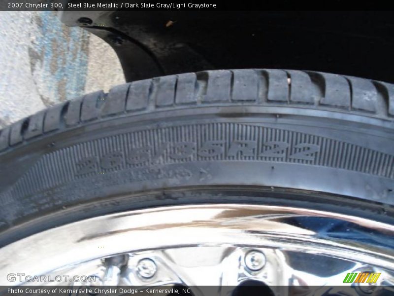 Steel Blue Metallic / Dark Slate Gray/Light Graystone 2007 Chrysler 300
