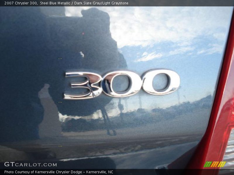Steel Blue Metallic / Dark Slate Gray/Light Graystone 2007 Chrysler 300