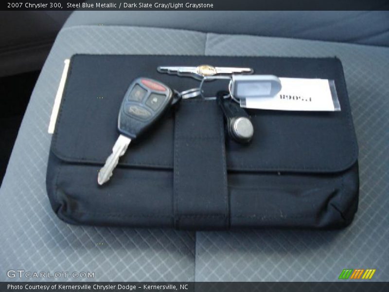 Steel Blue Metallic / Dark Slate Gray/Light Graystone 2007 Chrysler 300