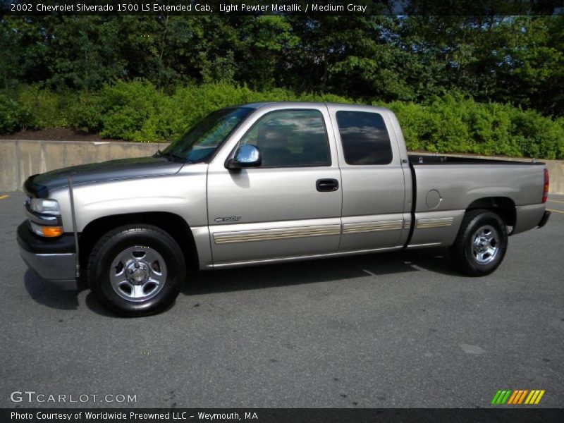  2002 Silverado 1500 LS Extended Cab Light Pewter Metallic