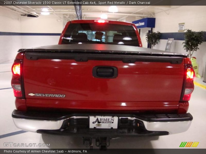 Sport Red Metallic / Dark Charcoal 2007 Chevrolet Silverado 1500 Classic LT Extended Cab 4x4