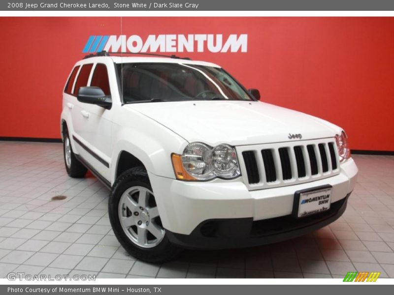 Stone White / Dark Slate Gray 2008 Jeep Grand Cherokee Laredo