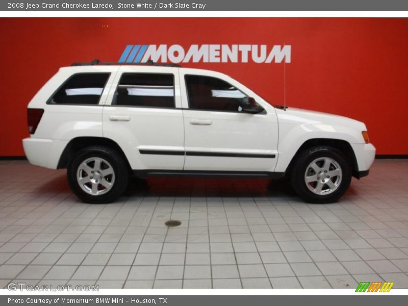 Stone White / Dark Slate Gray 2008 Jeep Grand Cherokee Laredo