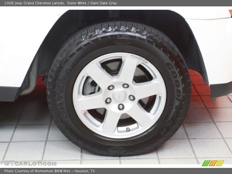 Stone White / Dark Slate Gray 2008 Jeep Grand Cherokee Laredo