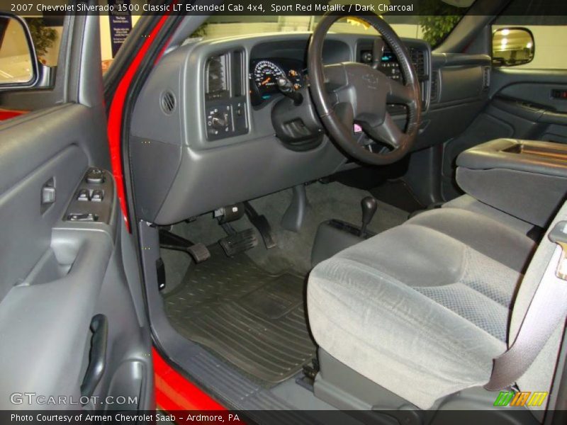 Sport Red Metallic / Dark Charcoal 2007 Chevrolet Silverado 1500 Classic LT Extended Cab 4x4