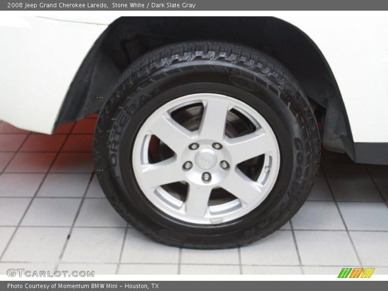Stone White / Dark Slate Gray 2008 Jeep Grand Cherokee Laredo