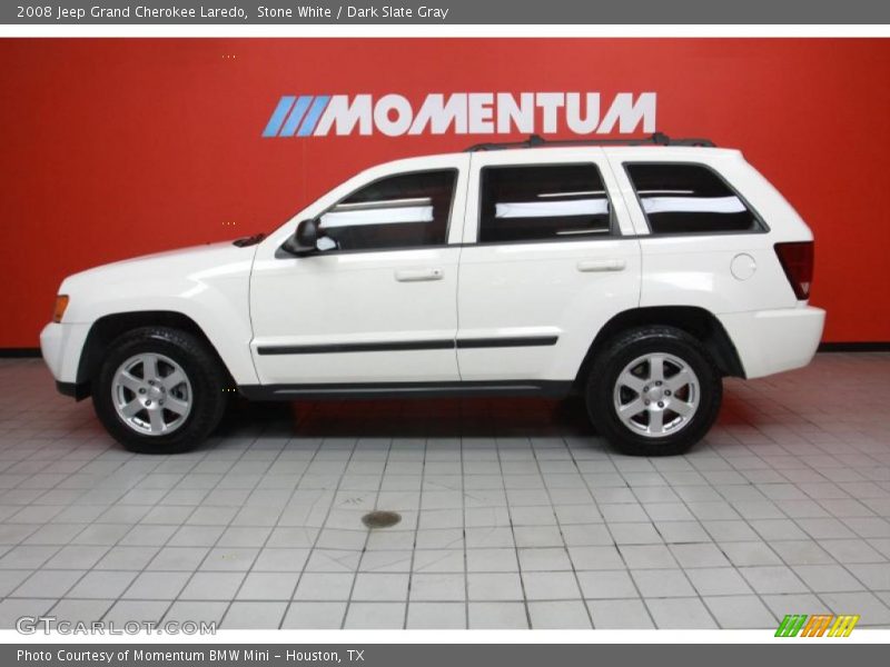 Stone White / Dark Slate Gray 2008 Jeep Grand Cherokee Laredo