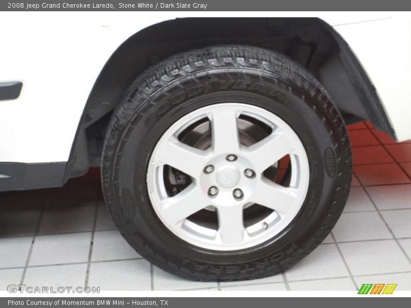 Stone White / Dark Slate Gray 2008 Jeep Grand Cherokee Laredo