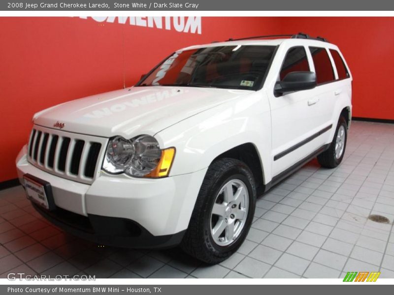 Stone White / Dark Slate Gray 2008 Jeep Grand Cherokee Laredo
