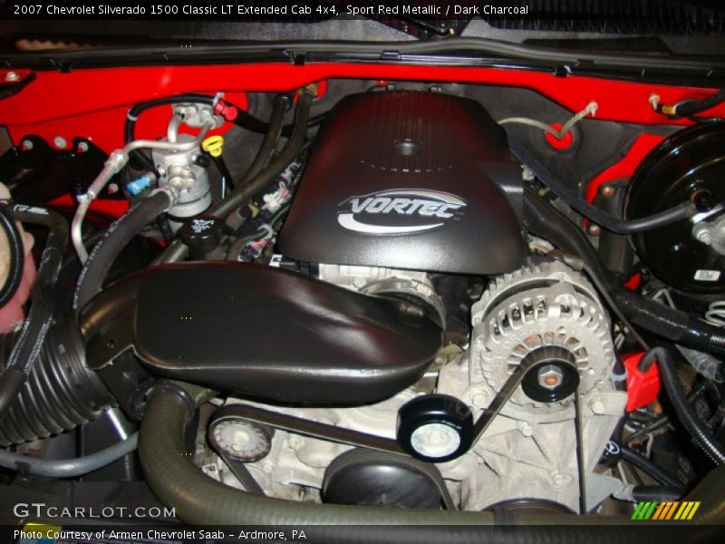 Sport Red Metallic / Dark Charcoal 2007 Chevrolet Silverado 1500 Classic LT Extended Cab 4x4