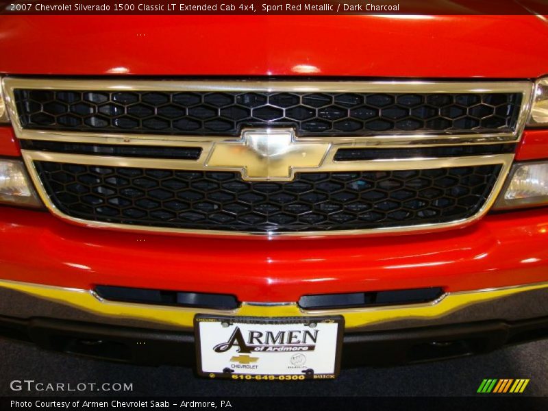 Sport Red Metallic / Dark Charcoal 2007 Chevrolet Silverado 1500 Classic LT Extended Cab 4x4