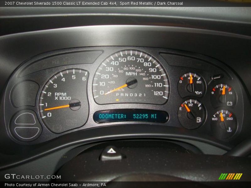 Sport Red Metallic / Dark Charcoal 2007 Chevrolet Silverado 1500 Classic LT Extended Cab 4x4
