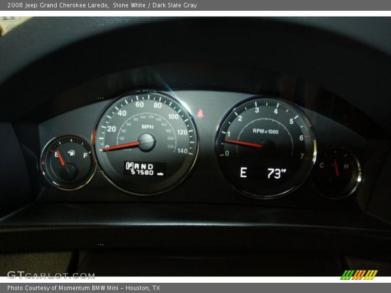 Stone White / Dark Slate Gray 2008 Jeep Grand Cherokee Laredo