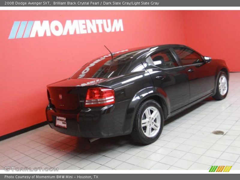 Brilliant Black Crystal Pearl / Dark Slate Gray/Light Slate Gray 2008 Dodge Avenger SXT