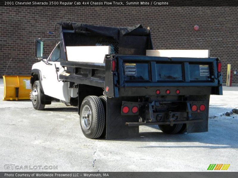  2001 Silverado 3500 Regular Cab 4x4 Chassis Plow Truck Summit White
