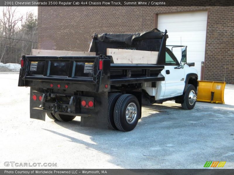 Summit White / Graphite 2001 Chevrolet Silverado 3500 Regular Cab 4x4 Chassis Plow Truck