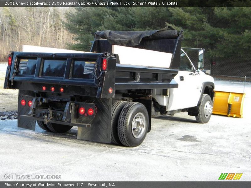 Summit White / Graphite 2001 Chevrolet Silverado 3500 Regular Cab 4x4 Chassis Plow Truck