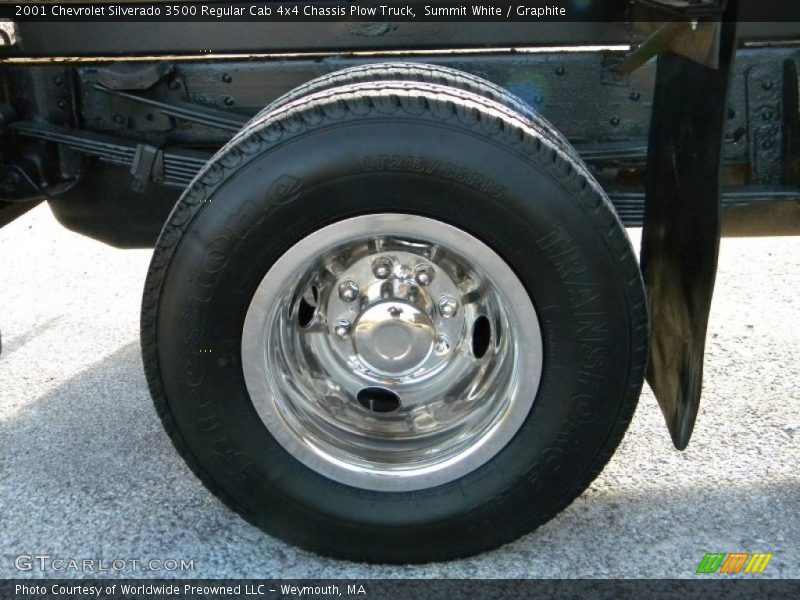 Summit White / Graphite 2001 Chevrolet Silverado 3500 Regular Cab 4x4 Chassis Plow Truck