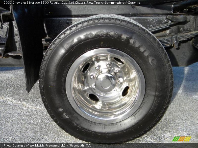  2001 Silverado 3500 Regular Cab 4x4 Chassis Plow Truck Wheel