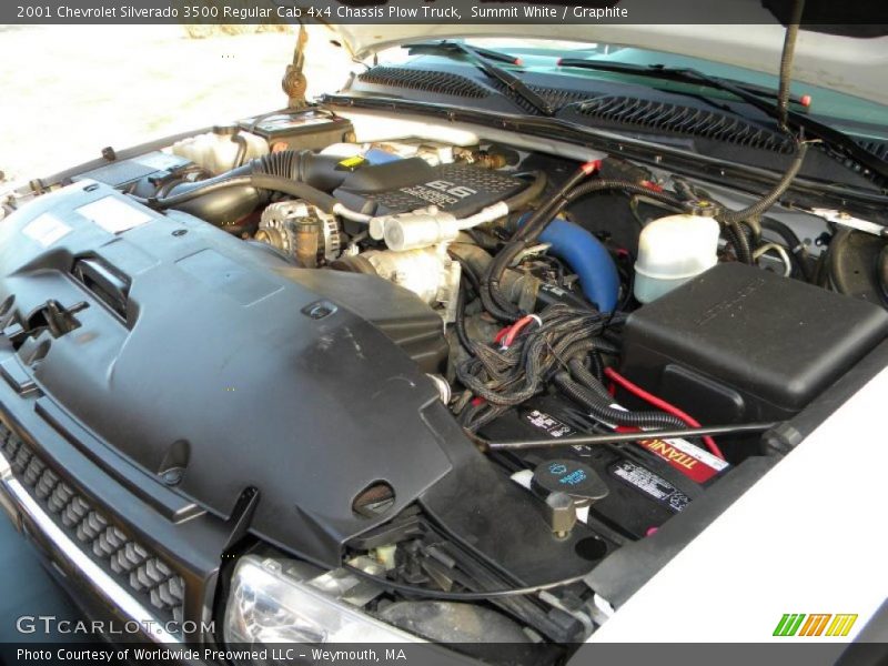  2001 Silverado 3500 Regular Cab 4x4 Chassis Plow Truck Engine - 6.6 Liter OHV 32-Valve Duramax Turbo-Diesel V8