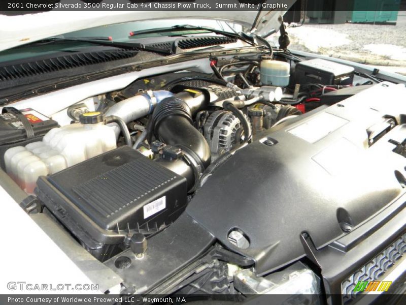 2001 Silverado 3500 Regular Cab 4x4 Chassis Plow Truck Engine - 6.6 Liter OHV 32-Valve Duramax Turbo-Diesel V8
