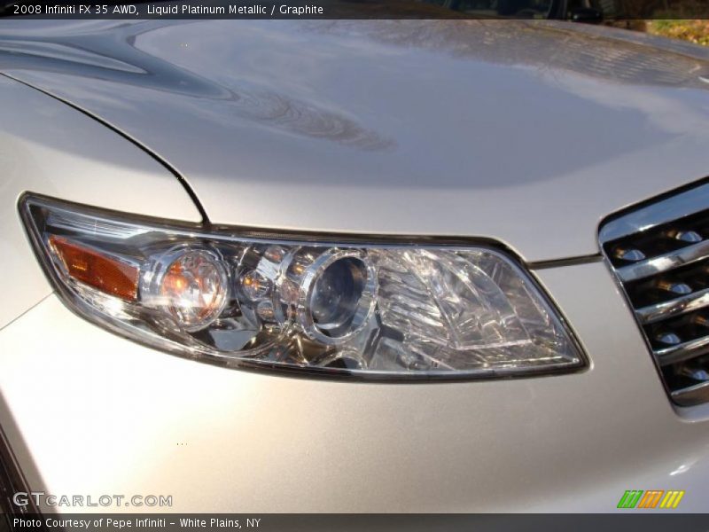 Liquid Platinum Metallic / Graphite 2008 Infiniti FX 35 AWD