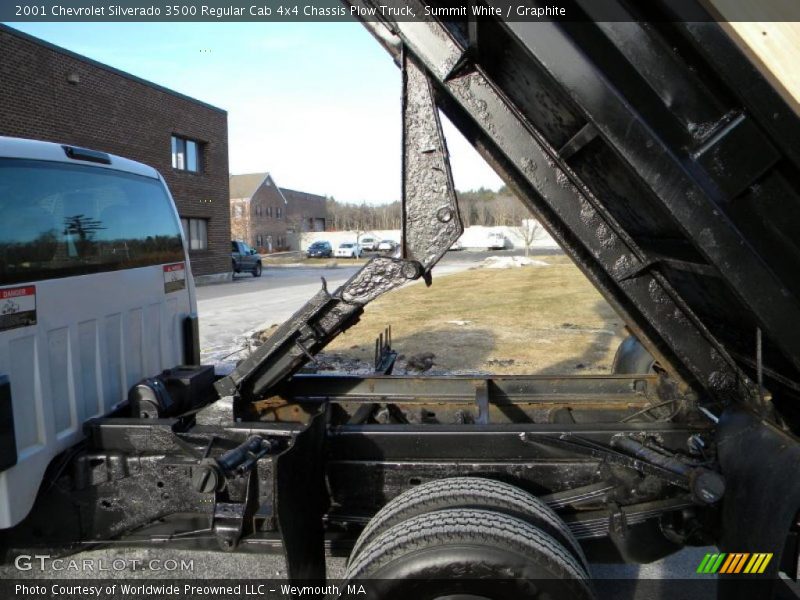 Summit White / Graphite 2001 Chevrolet Silverado 3500 Regular Cab 4x4 Chassis Plow Truck
