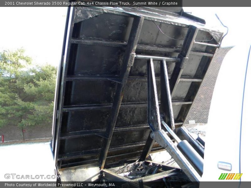 Summit White / Graphite 2001 Chevrolet Silverado 3500 Regular Cab 4x4 Chassis Plow Truck
