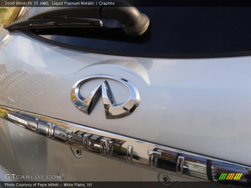 Liquid Platinum Metallic / Graphite 2008 Infiniti FX 35 AWD