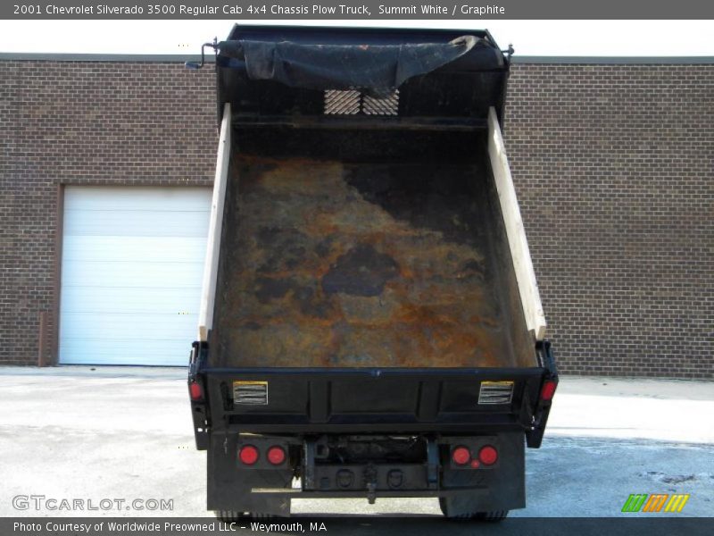 Summit White / Graphite 2001 Chevrolet Silverado 3500 Regular Cab 4x4 Chassis Plow Truck