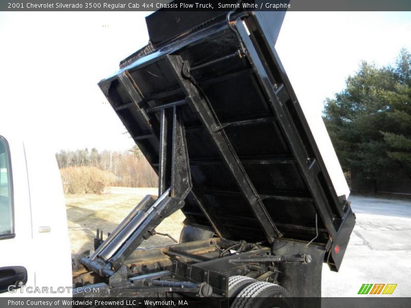 Summit White / Graphite 2001 Chevrolet Silverado 3500 Regular Cab 4x4 Chassis Plow Truck
