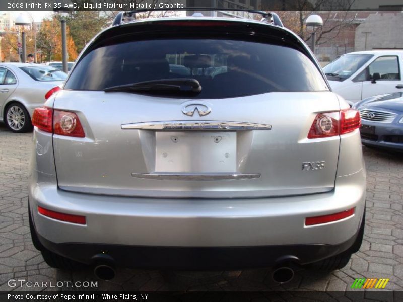 Liquid Platinum Metallic / Graphite 2008 Infiniti FX 35 AWD