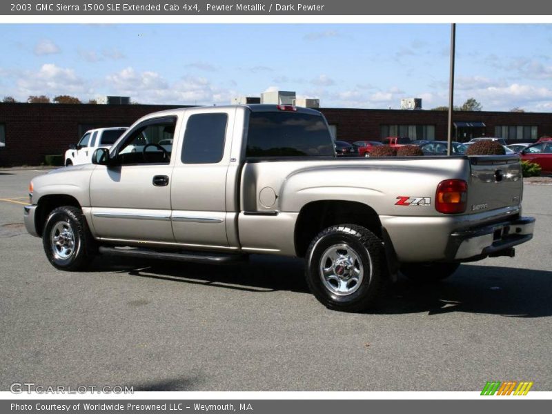 Pewter Metallic / Dark Pewter 2003 GMC Sierra 1500 SLE Extended Cab 4x4