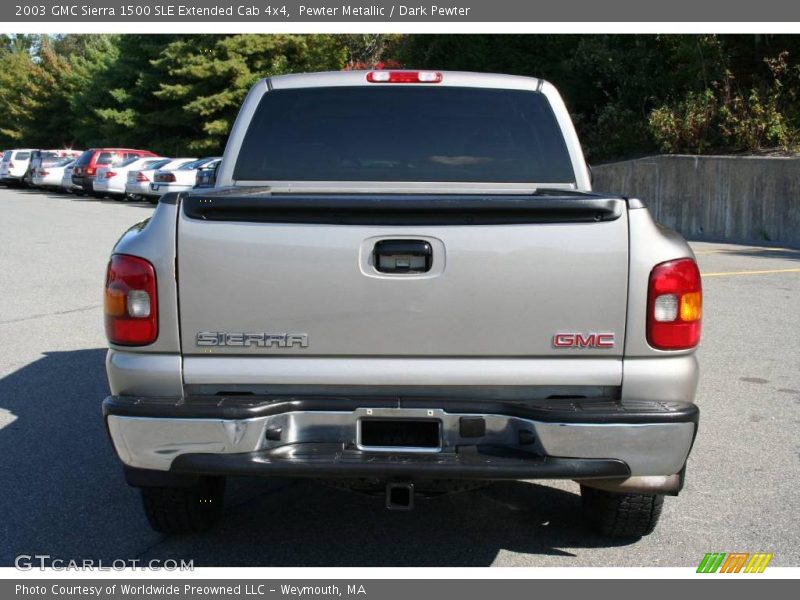 Pewter Metallic / Dark Pewter 2003 GMC Sierra 1500 SLE Extended Cab 4x4