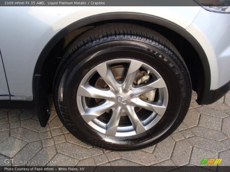 Liquid Platinum Metallic / Graphite 2008 Infiniti FX 35 AWD