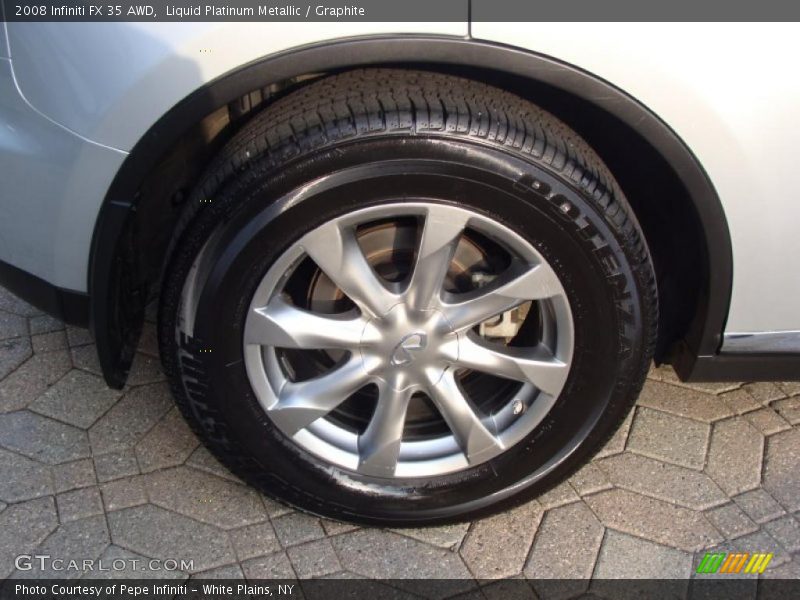 Liquid Platinum Metallic / Graphite 2008 Infiniti FX 35 AWD