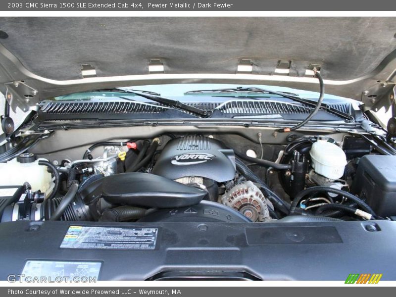  2003 Sierra 1500 SLE Extended Cab 4x4 Engine - 5.3 Liter OHV 16-Valve Vortec V8
