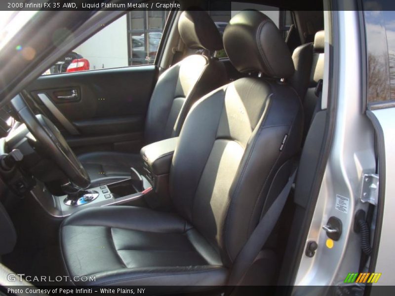 Liquid Platinum Metallic / Graphite 2008 Infiniti FX 35 AWD
