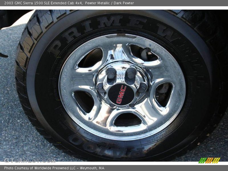 Pewter Metallic / Dark Pewter 2003 GMC Sierra 1500 SLE Extended Cab 4x4