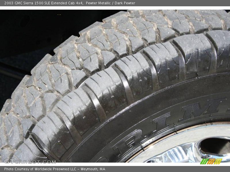 Pewter Metallic / Dark Pewter 2003 GMC Sierra 1500 SLE Extended Cab 4x4