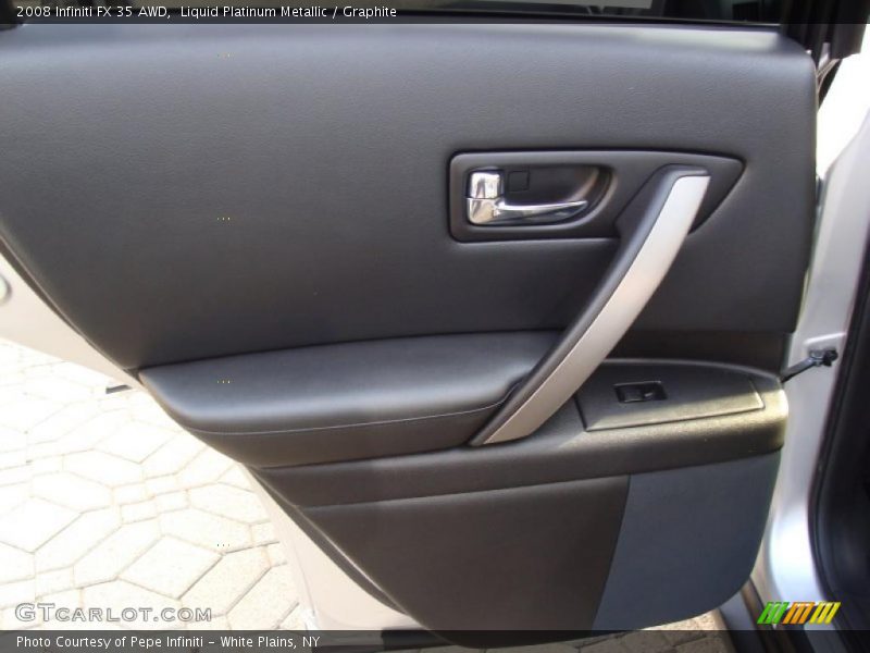 Liquid Platinum Metallic / Graphite 2008 Infiniti FX 35 AWD