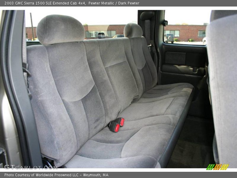 Pewter Metallic / Dark Pewter 2003 GMC Sierra 1500 SLE Extended Cab 4x4