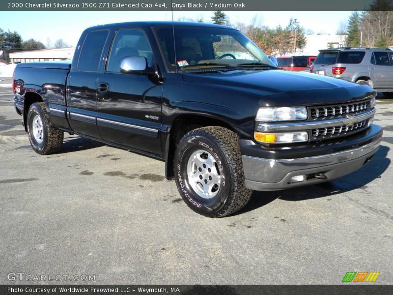 Onyx Black / Medium Oak 2000 Chevrolet Silverado 1500 Z71 Extended Cab 4x4