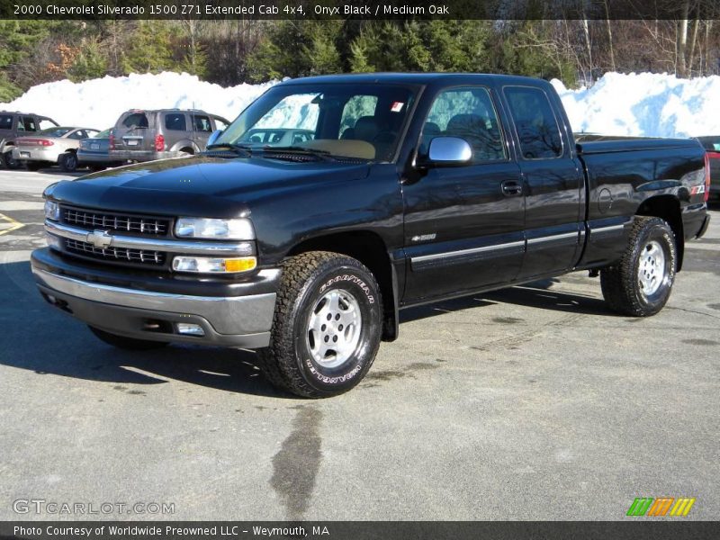 Onyx Black / Medium Oak 2000 Chevrolet Silverado 1500 Z71 Extended Cab 4x4