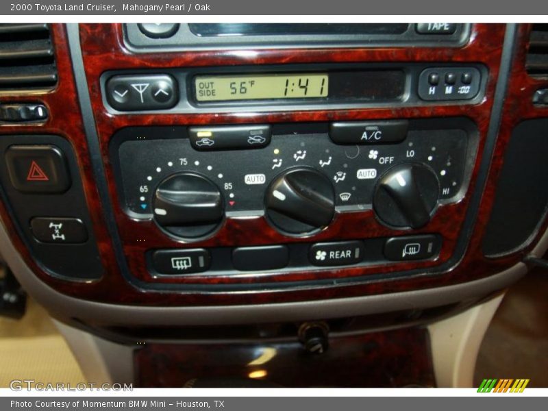 Controls of 2000 Land Cruiser 